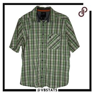 5.11 Tactical‎ Men's Plaid Hiking Short Sleeve Button Up Shirt Multicolor Large
